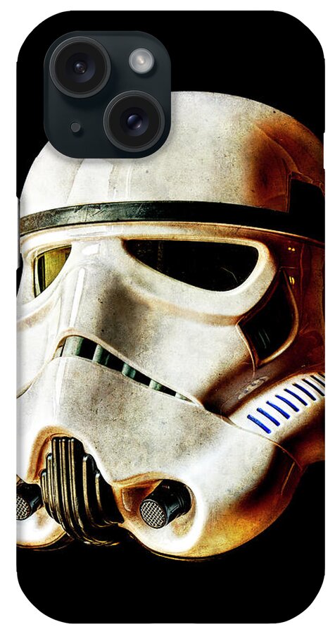 Stormtrooper iPhone Case featuring the photograph Stormtrooper 3 Weathered by Weston Westmoreland