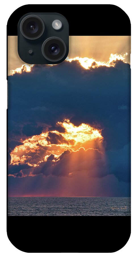 Sunset iPhone Case featuring the photograph Stormy Sunset by Rebecca Samler