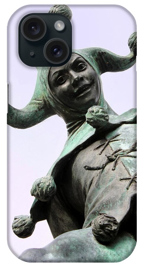 Jester iPhone Case featuring the photograph Stratford's Jester Statue by Terri Waters