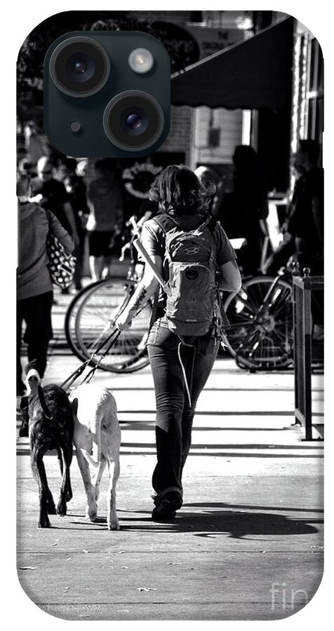 Royal Photography iPhone Case featuring the photograph Street Dog Walking by FineArtRoyal Joshua Mimbs