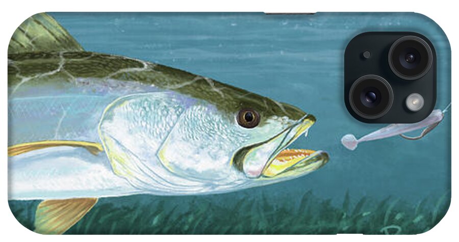 Speckled Trout iPhone Case featuring the digital art Strike Zone by Kevin Putman