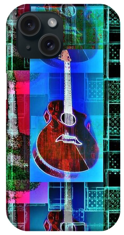 Guitar iPhone Case featuring the photograph String Theory by Andy Rhodes