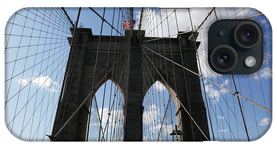 Bridge iPhone Case featuring the photograph Strings Of Steel by Jen Cris