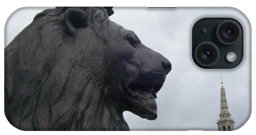 Lion iPhone Case featuring the photograph Strong Lion by Mary Mikawoz