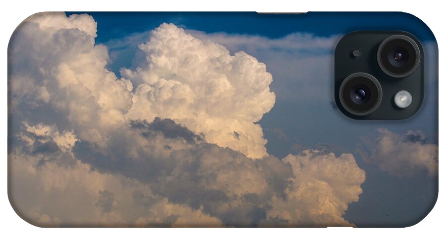 Nebraskasc iPhone Case featuring the photograph Strong Nebraska Thunderstorm Cells by NebraskaSC