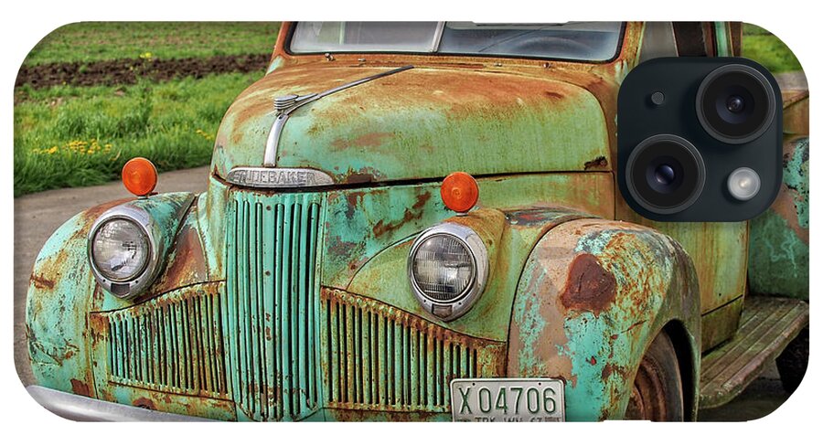 Studebaker Pickup Truck iPhone Case featuring the photograph Studebaker '47 M-5 Coupe Express by Gary Karlsen