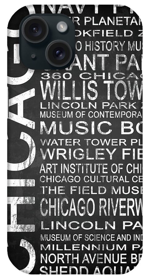 360 Chicago iPhone Case featuring the digital art Subway Chicago 1 by Melissa Smith