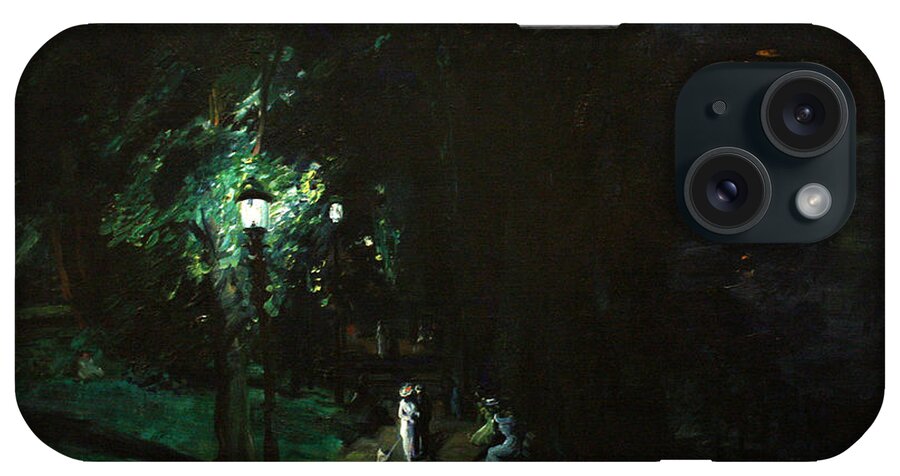 George Bellows iPhone Case featuring the painting Summer Night Riverside Drive by George Bellows