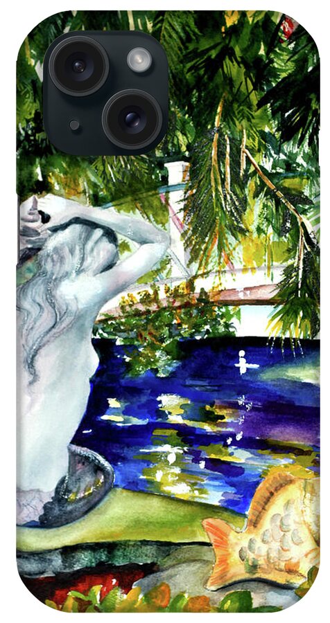 Mermaid iPhone Case featuring the painting Summer Splendor by Phyllis London