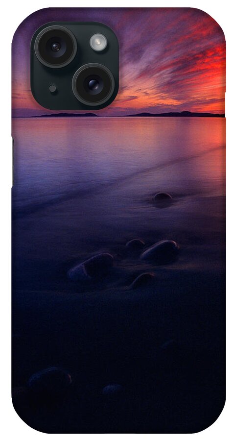 Lake Superior iPhone Case featuring the photograph Summer Sunset    by Doug Gibbons