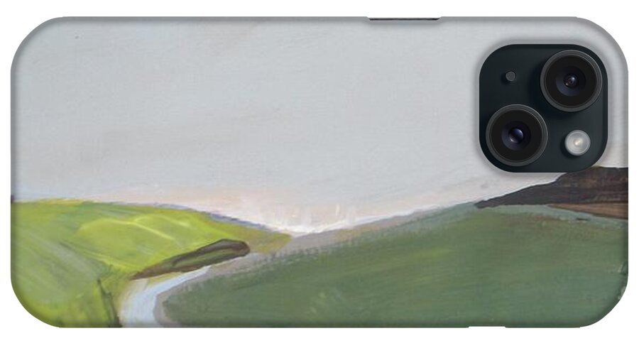 Abstract iPhone Case featuring the painting In September by Vesna Antic
