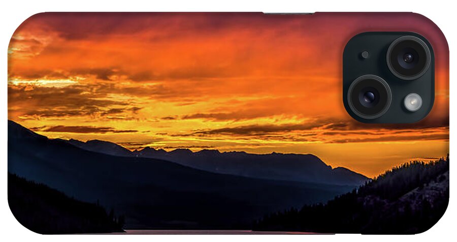 Sunset iPhone Case featuring the photograph Summit Cove Sunset at Lake Dillon by Stephen Johnson