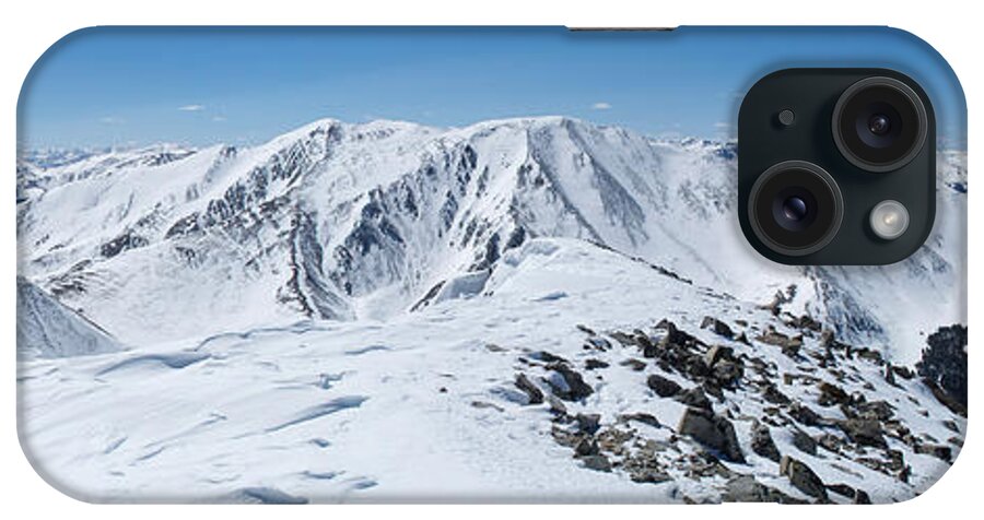 Mt. Guyot iPhone Case featuring the photograph Summit Panorama - Mt. Guyot by Aaron Spong