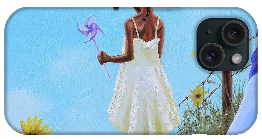 Sun iPhone Case featuring the painting Sun Flower by Jerome White
