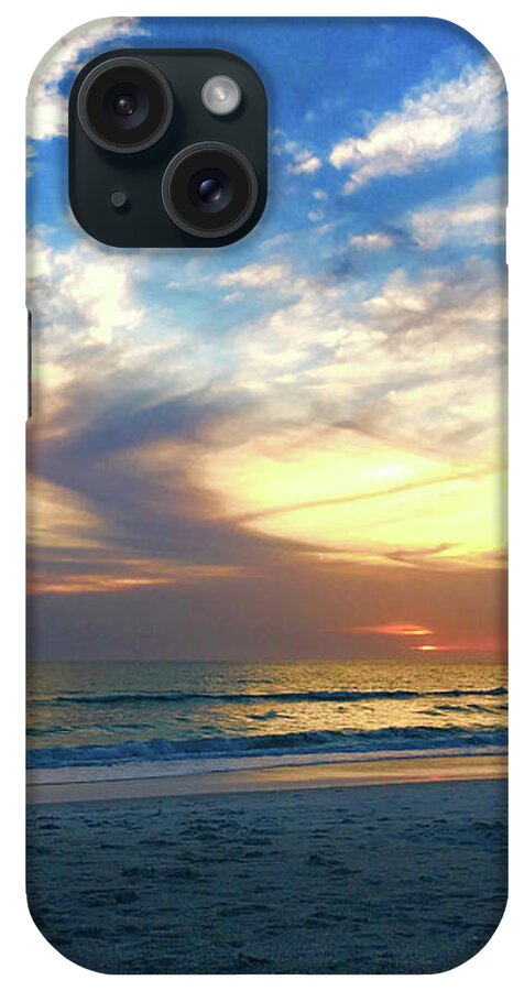 Sunset iPhone Case featuring the photograph Suncet on Bradenton Beach by Gary Greer