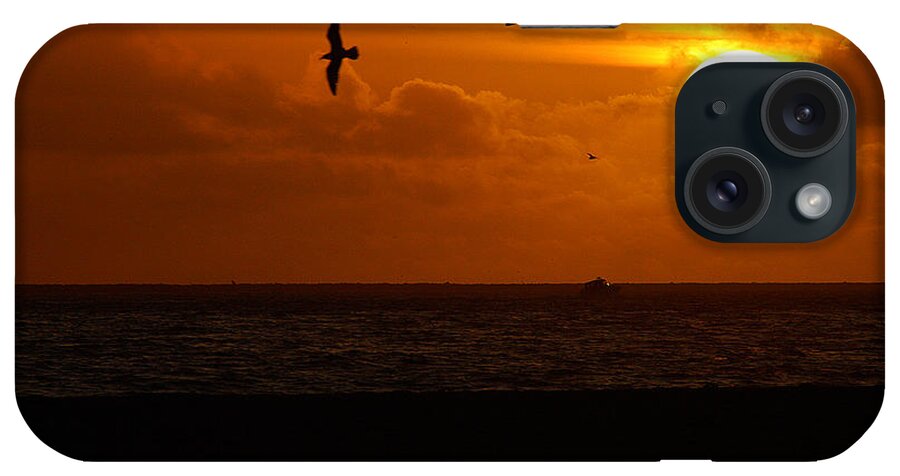 Clay iPhone Case featuring the photograph Sundown Flight by Clayton Bruster