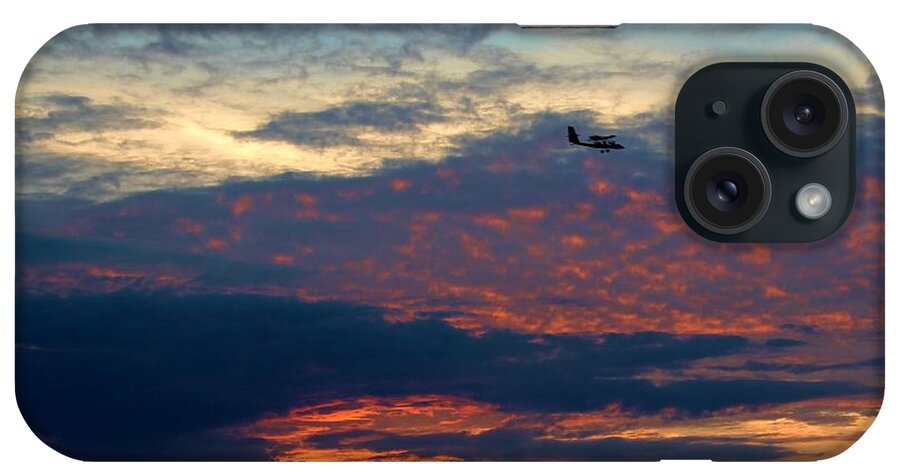 Photo For Sale iPhone Case featuring the photograph Sundown Flyby 2 by Robert Wilder Jr