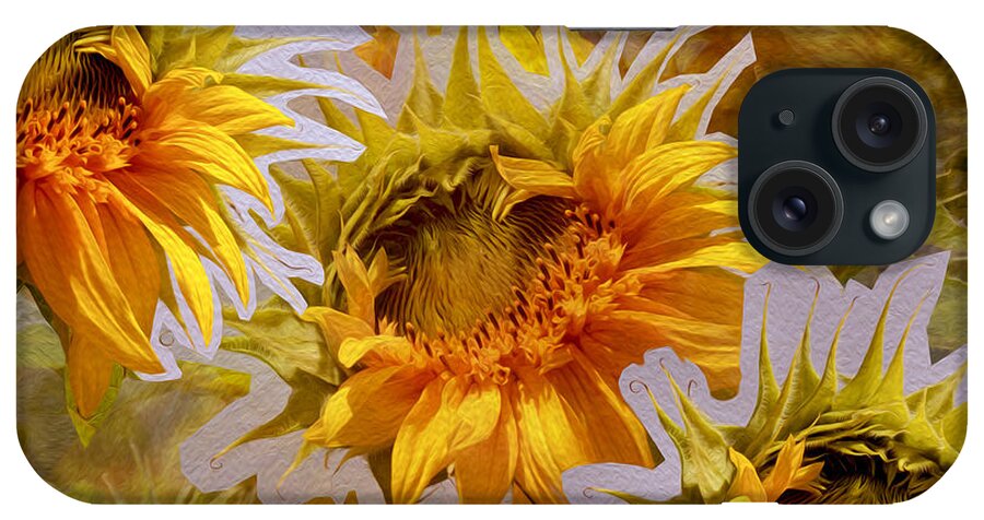 Sunflower iPhone Case featuring the photograph Sunflower Delight by Lynda Lehmann