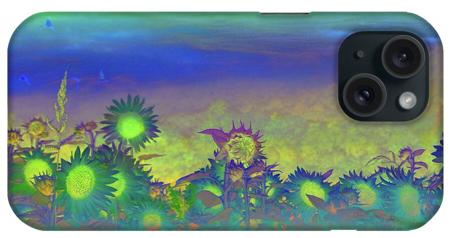 Sunflower Serenade iPhone Case featuring the photograph Sunflower Serenade by Mike Breau