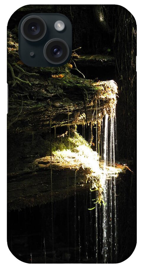 Sunlit iPhone Case featuring the photograph Sunlit Falls by Stacie Siemsen