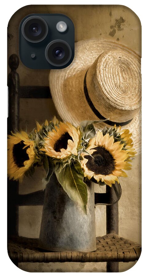 Sunflowers iPhone Case featuring the photograph Sunny Inside by Robin-Lee Vieira