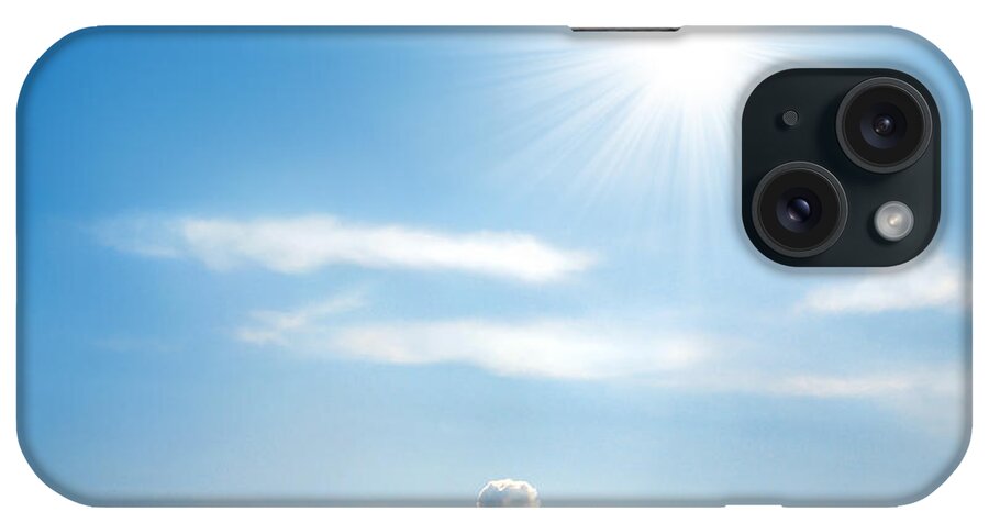Background iPhone Case featuring the photograph Sunny Sky by Carlos Caetano