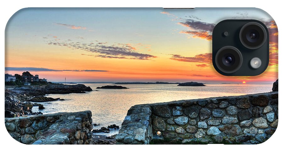 Marblehead iPhone Case featuring the photograph Sunrise at Castle Rock Marblehead MA by Toby McGuire