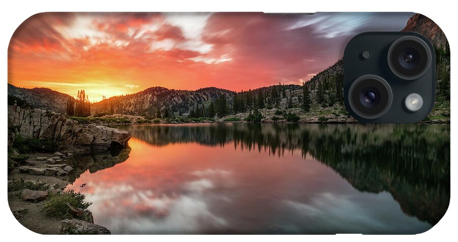 Utah iPhone Case featuring the photograph Sunrise at Cecret Lake by James Udall