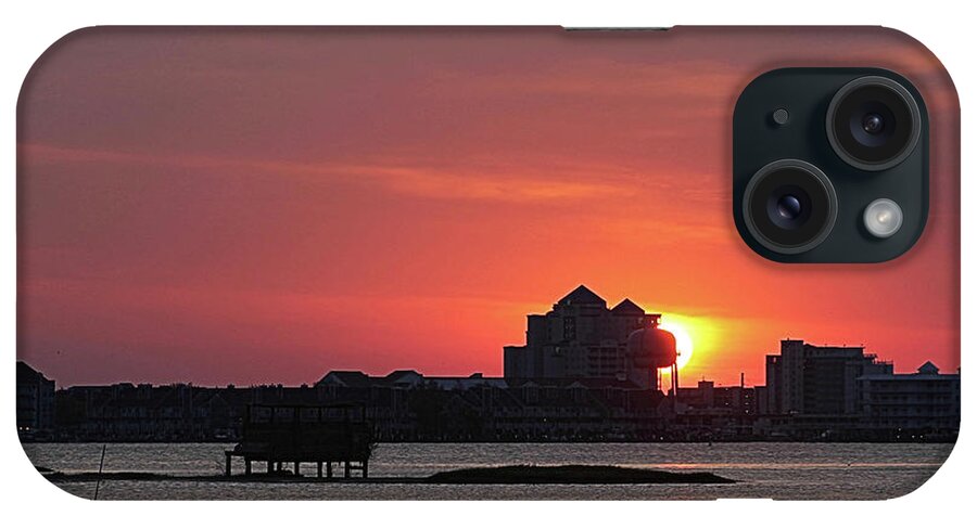 Sun iPhone Case featuring the photograph Sunrise Circles The Water Tower by Robert Banach