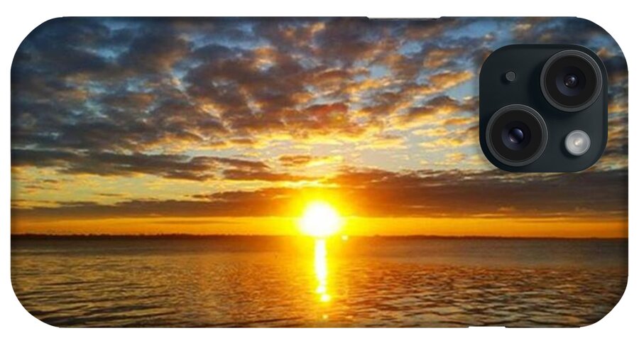 Clouds iPhone Case featuring the photograph Sunrise From This Morning. I Hope by Karen Breeze