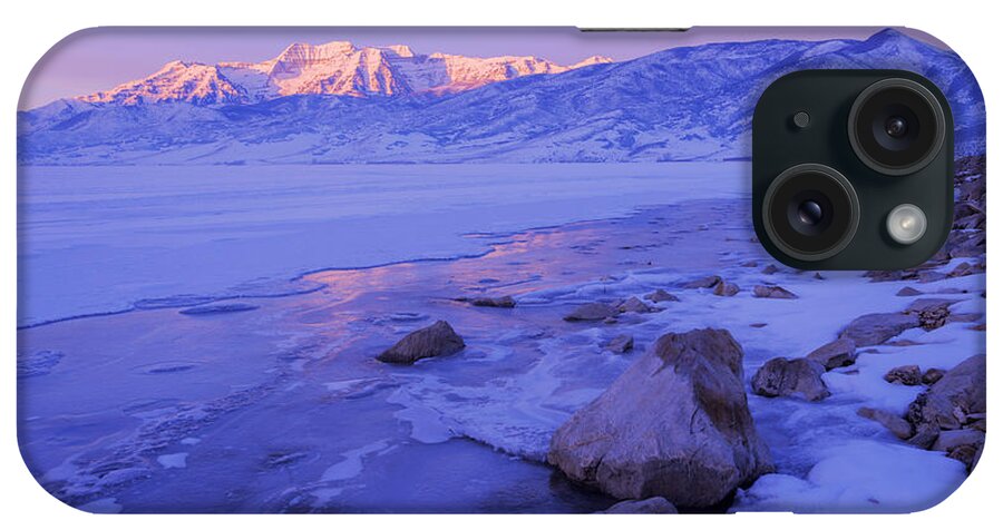Lake iPhone Case featuring the photograph Sunrise Ice Reflection by Chad Dutson