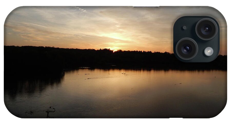 Huron River iPhone Case featuring the photograph Sunrise In Ann Arbor by Phil Perkins