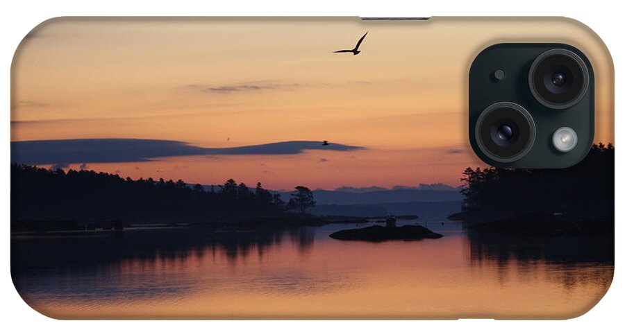 Sunrise iPhone Case featuring the photograph Sunrise in Blue Hill V by Greg DeBeck