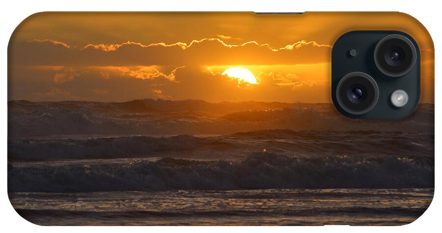 Beach Prints iPhone Case featuring the photograph Sunrise - In excelsis Deo by Julianne Felton