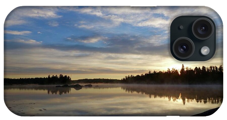 Sunrise iPhone Case featuring the photograph Sunrise on Lake Jeanette by Sandra Updyke