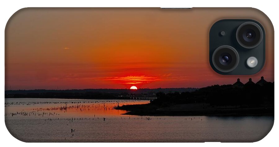 Sunrise iPhone Case featuring the photograph Sunrise on Lake Ray Hubbard by Diana Mary Sharpton