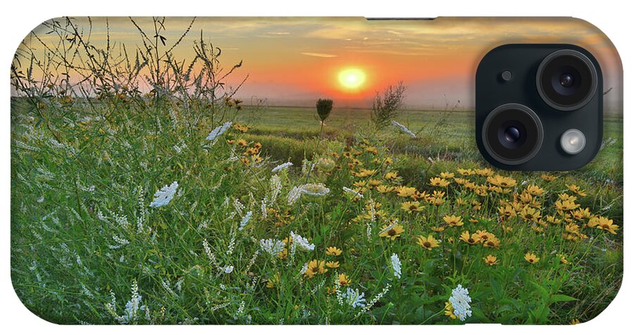 Mchenry County Conservation District iPhone Case featuring the photograph Sunrise over McHenry County's Glacial Park by Ray Mathis