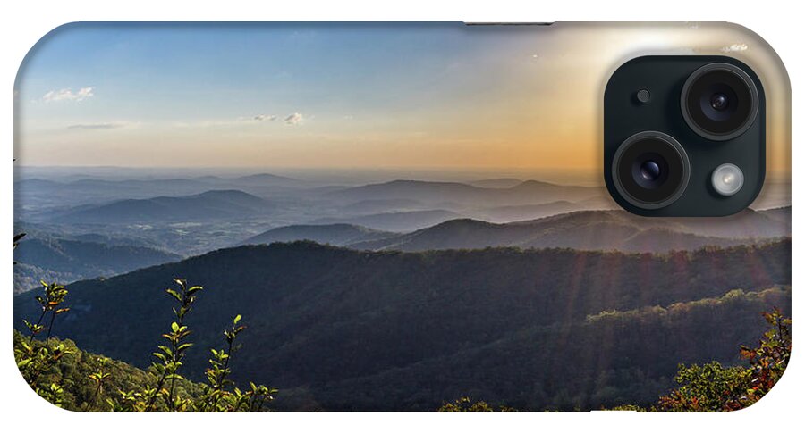 Appalachia iPhone Case featuring the photograph Sunrise over the Misty Mountains by Lori Coleman