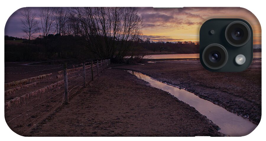 Sunrise iPhone Case featuring the photograph Sunrise, Rutland Water by Nick Atkin
