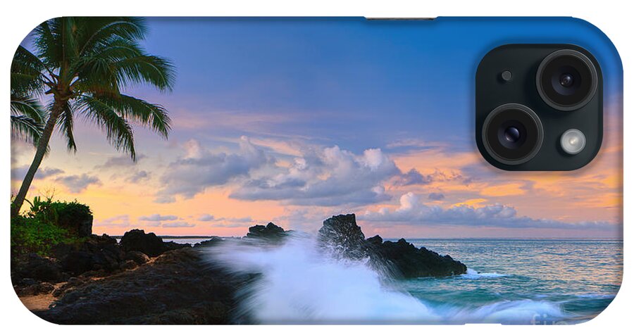 Beach iPhone Case featuring the photograph Sunrise Secret Beach - Maui by Henk Meijer Photography