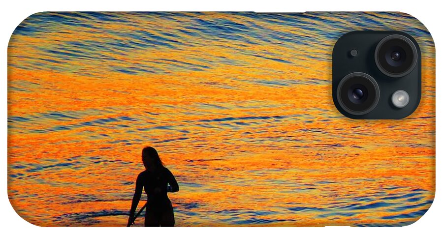 Kathy Long iPhone Case featuring the photograph Sunrise Silhouette by Kathy Long