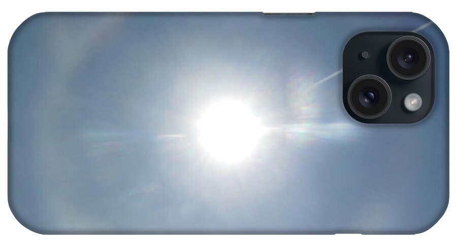 Sun's iPhone Case featuring the photograph Sun's Halo by Rockin Docks Deluxephotos