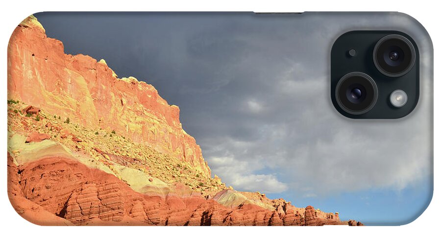 Capitol Reef National Park iPhone Case featuring the photograph Sunset after Storm on Capitol Reef by Ray Mathis
