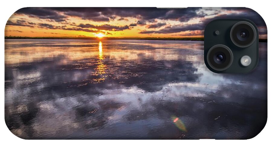 Sunset iPhone Case featuring the photograph Sunset at Back Bay 5 by Larkin's Balcony Photography