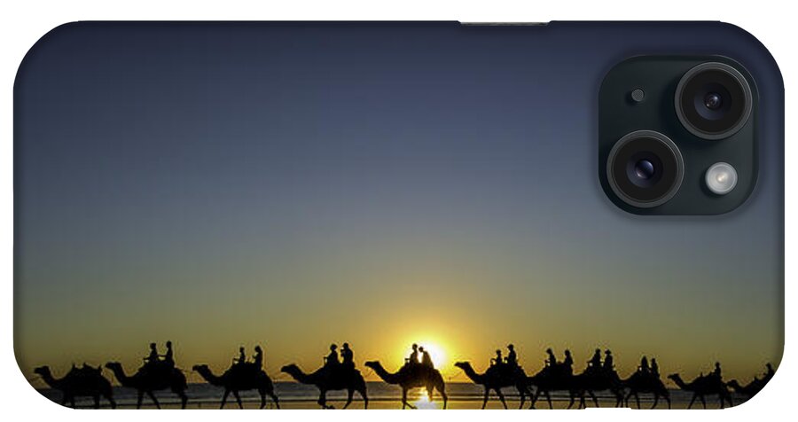 Broome iPhone Case featuring the photograph Sunset at Cable Beach by Chris Cousins