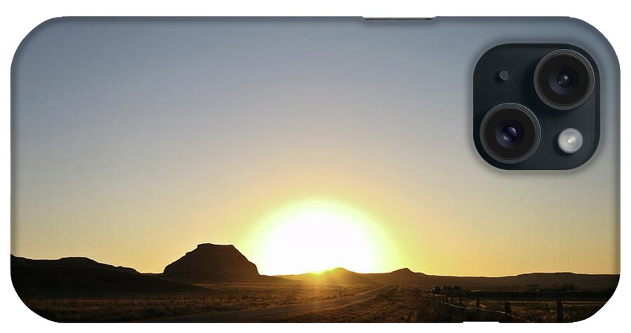 Print iPhone Case featuring the photograph Sunset at Castle Butte Sk by Ryan Crouse
