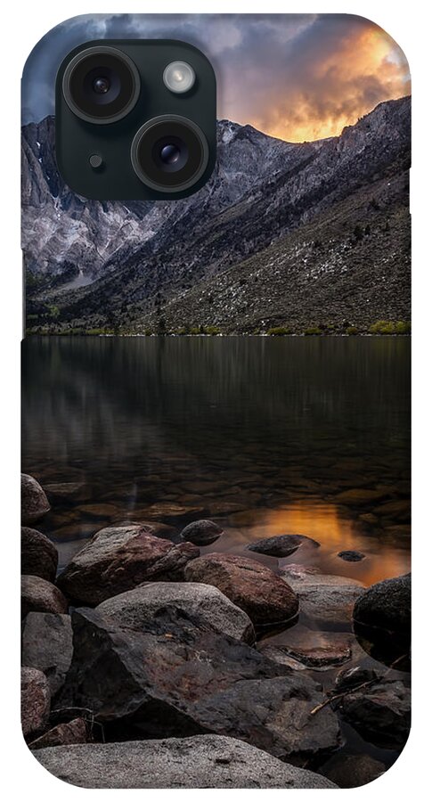 California iPhone Case featuring the photograph Sunset at Convict Lake by Cat Connor