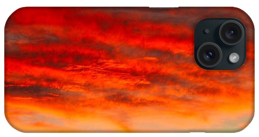 Sunset iPhone Case featuring the photograph Sunset at Eaton Rapids 4826 by Wesley Elsberry