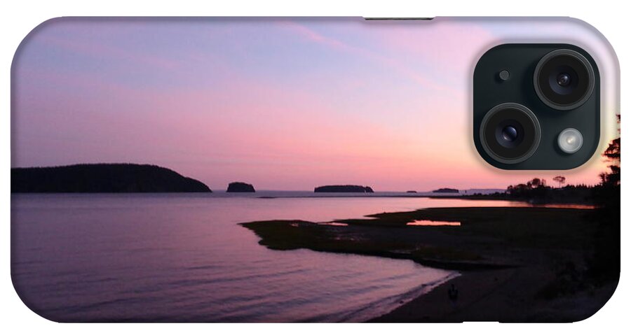 Nova Scotia iPhone Case featuring the photograph Sunset at Five Islands by Joel Deutsch