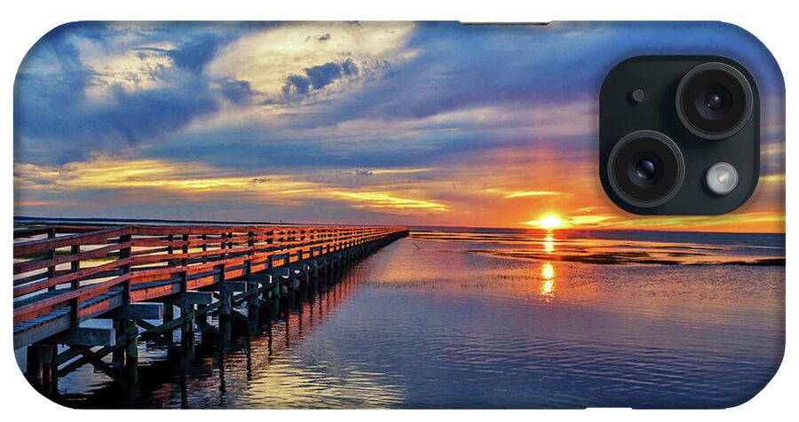 Cape Cod iPhone Case featuring the photograph Sunset at Grey's Beach on Cape Cod by Marisa Geraghty Photography